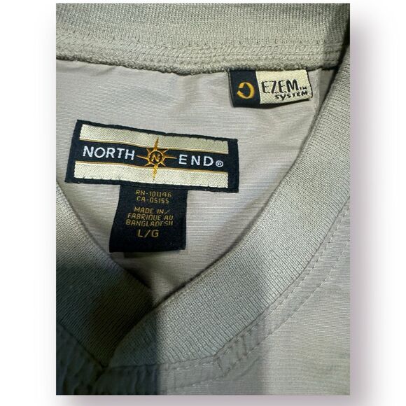 North End Chevron Gorp Core Windbreaker Jacket Vintage Men’s Size Large - Picture 2 of 5
